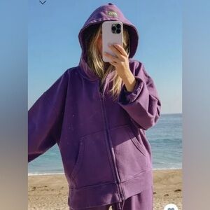 Daily Drills Oversized Zip Hoodie